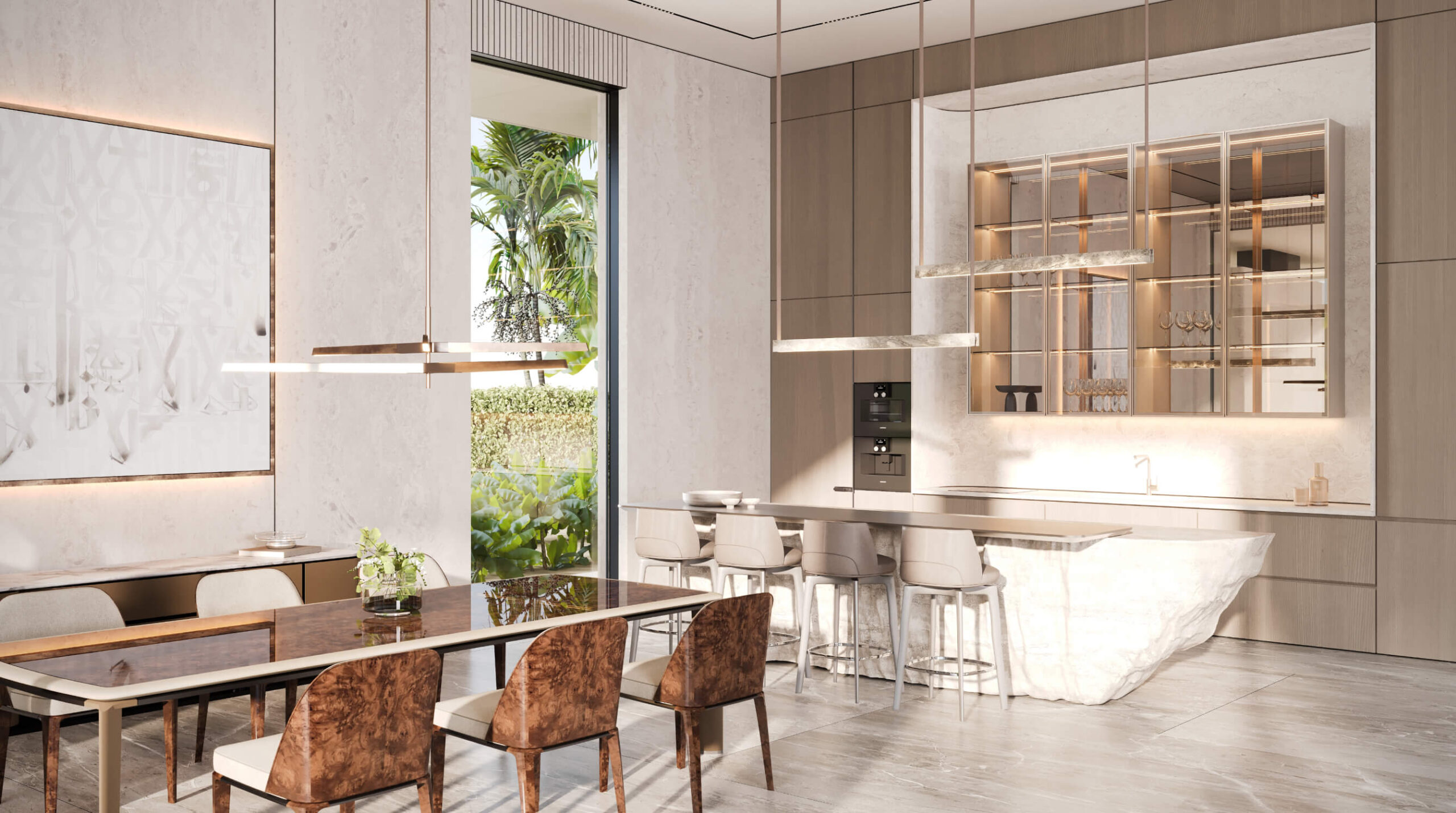 Mansion in Traditional Design | Dining room