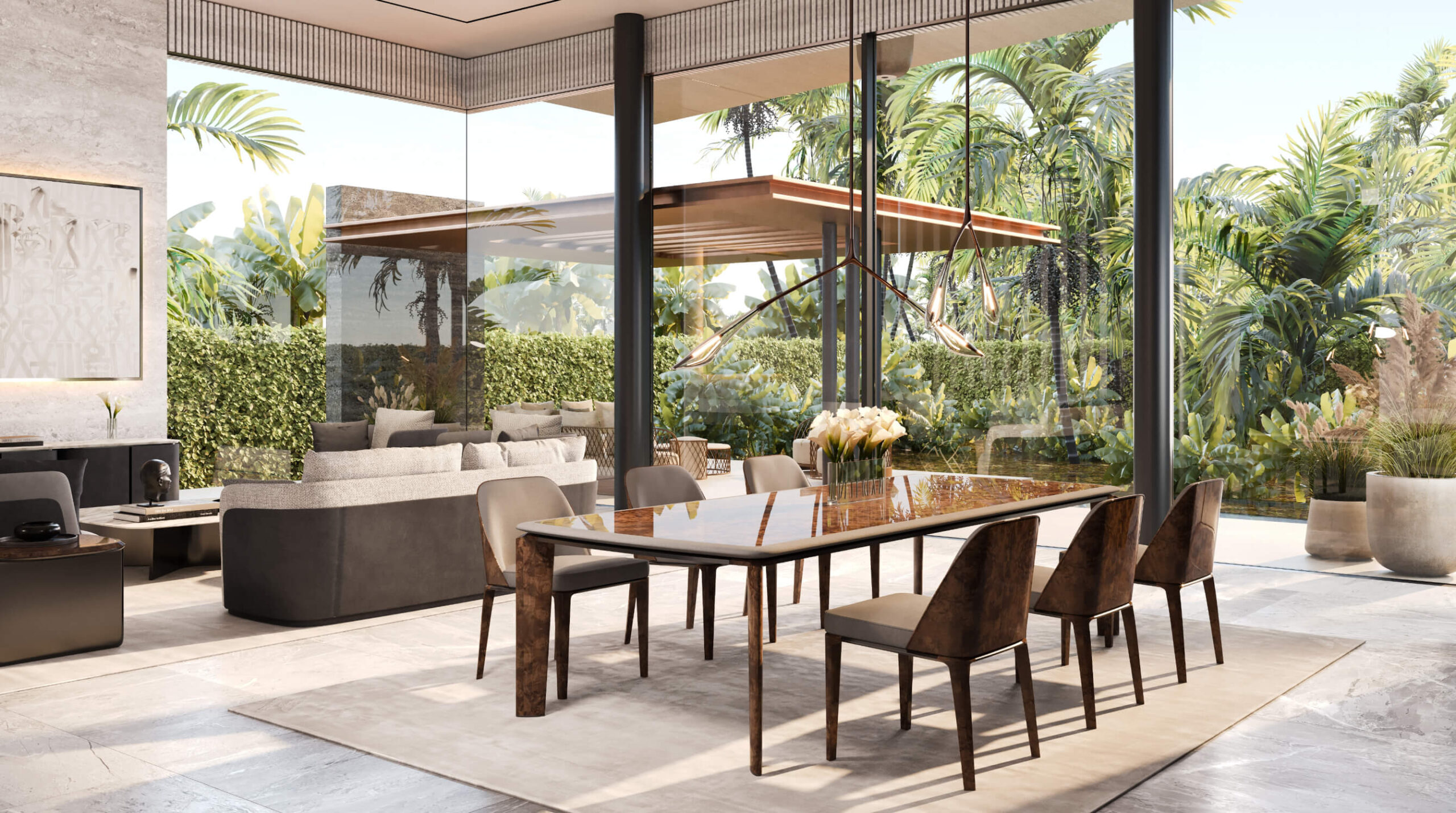 Villa in Traditional Design | Dining area