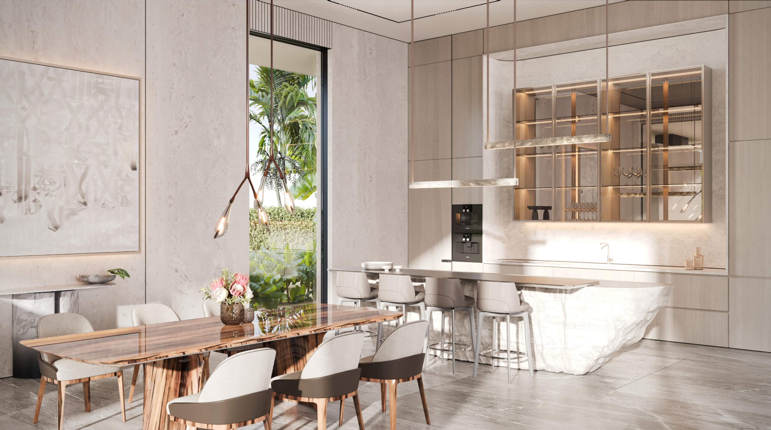 Mansion in Formal Design | Dining room