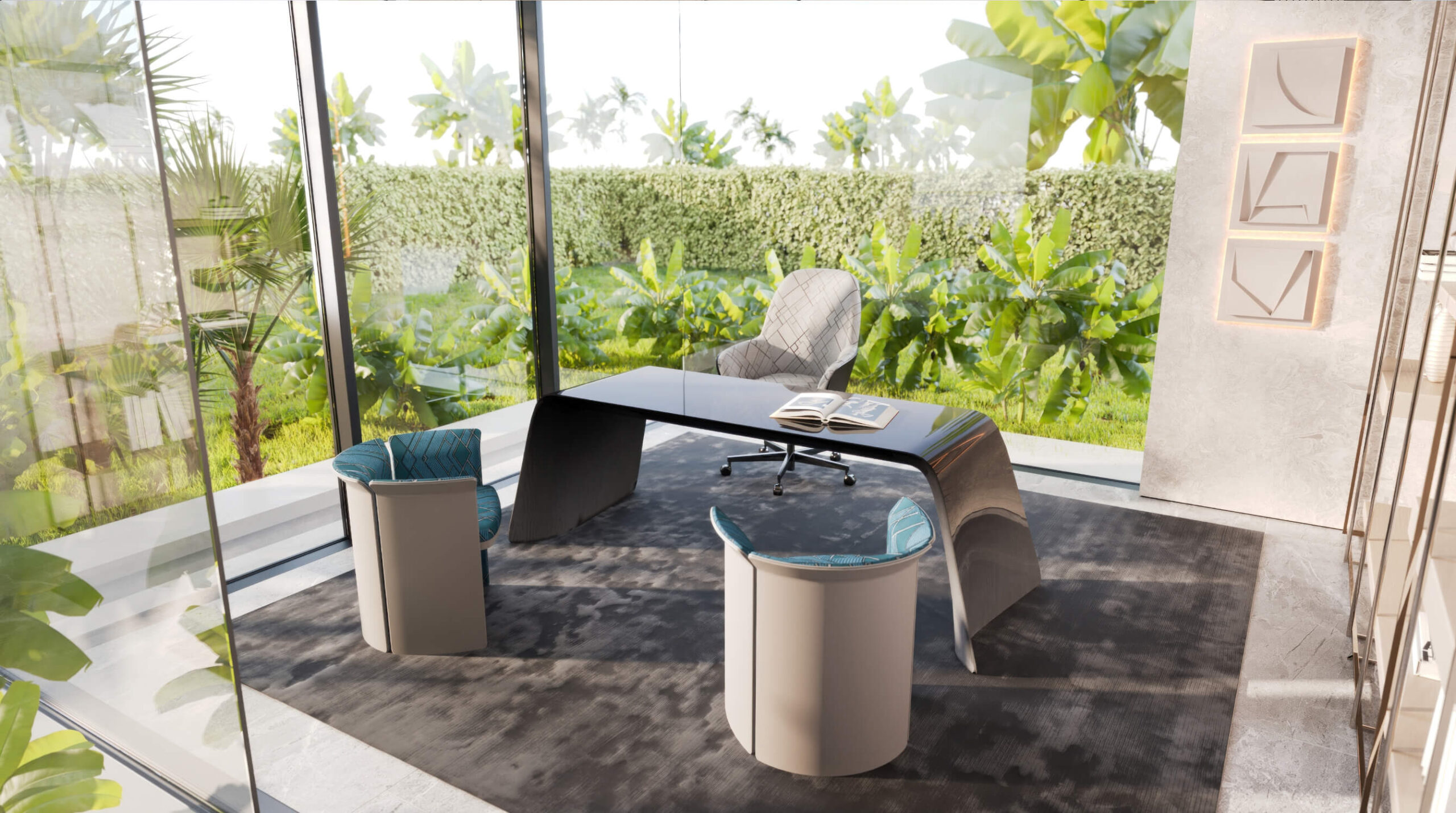 Mansion in Contemporary Design | Office room