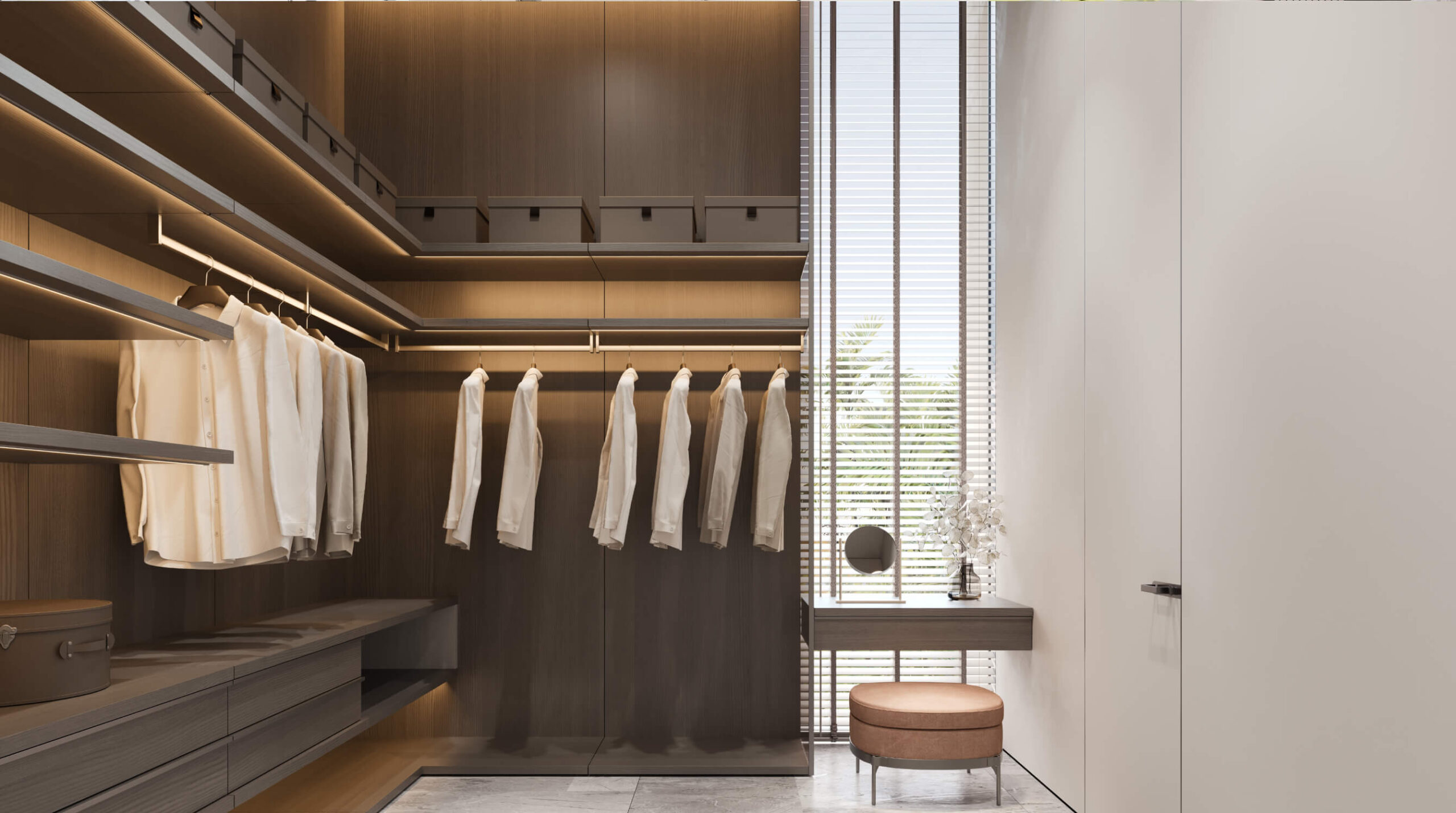 Villa in Contemporary Design | Dressing Room