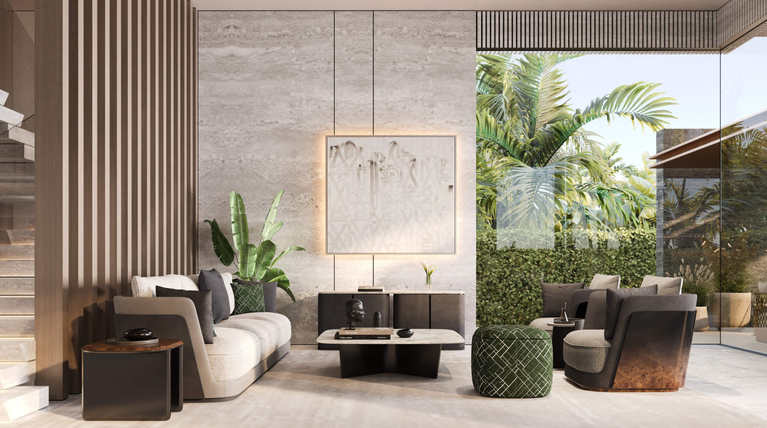 Villa in Traditional Design | Living room