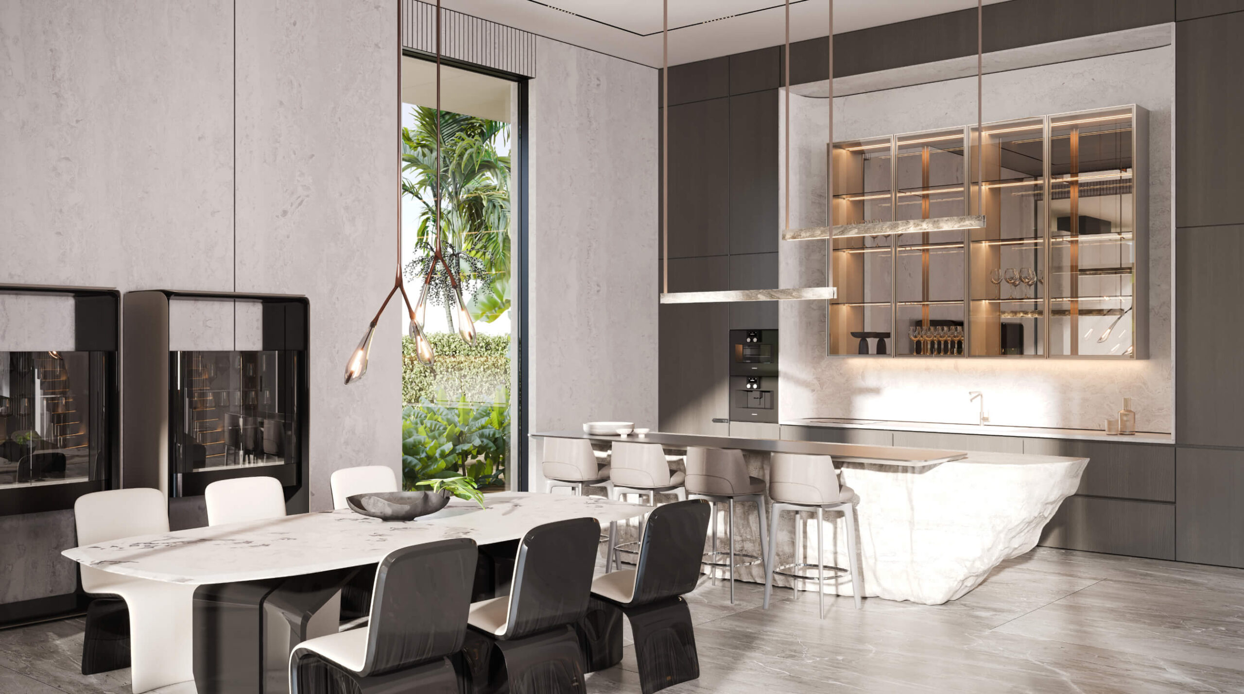 Mansion in Contemporary Design | Dining room