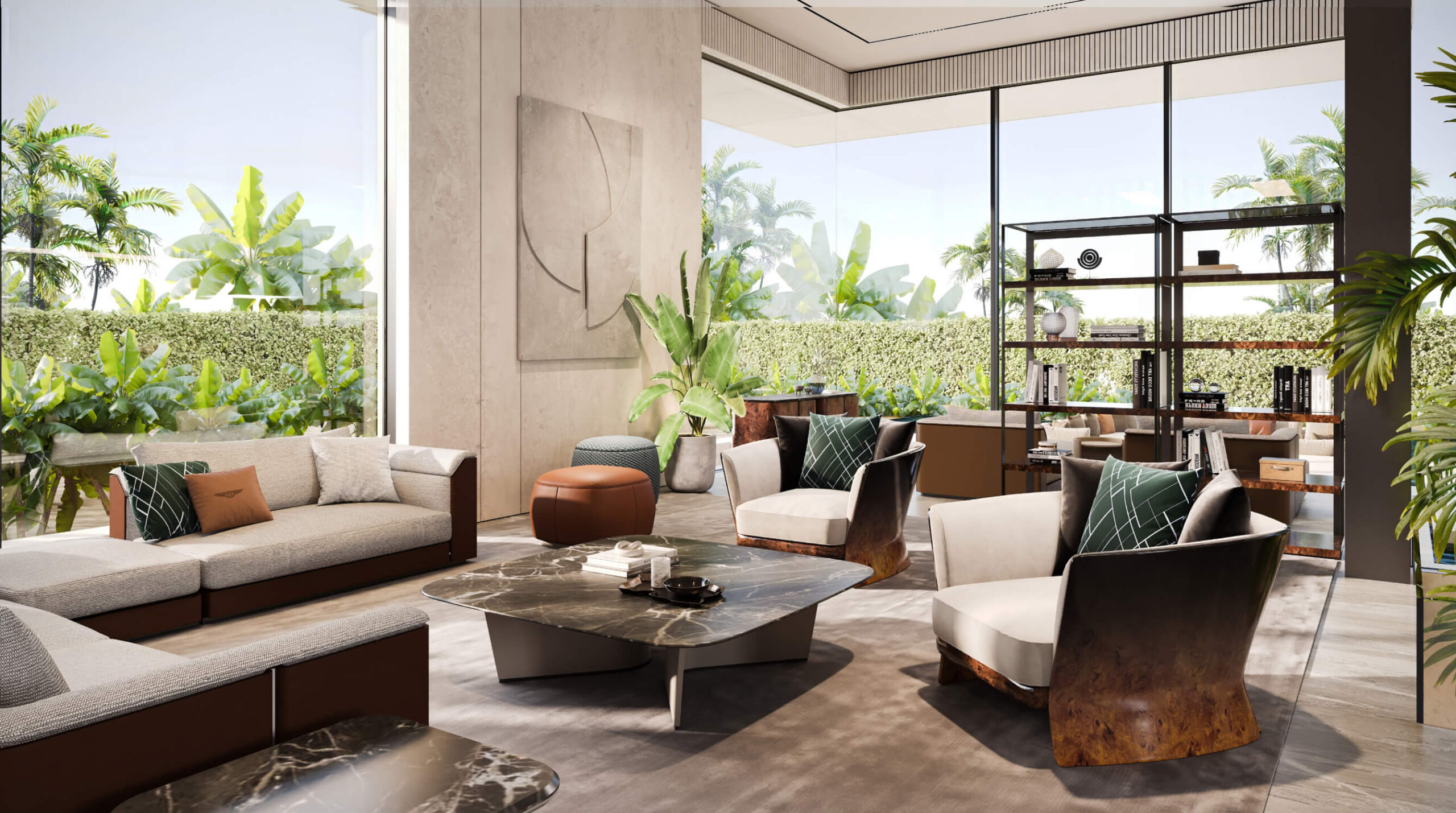 Mansion in Traditional Design | Living room