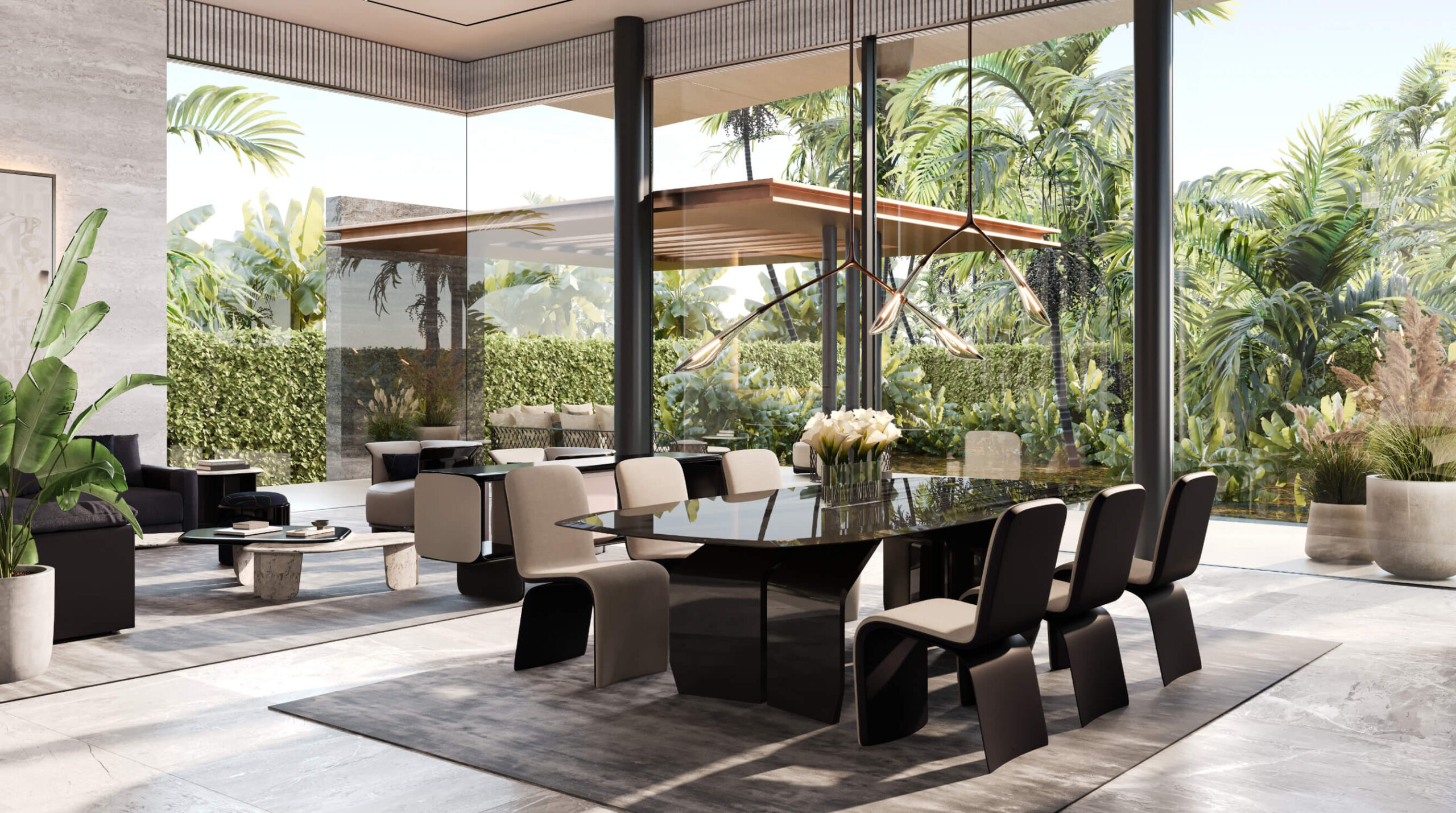 Villa in Contemporary Design | Dining area
