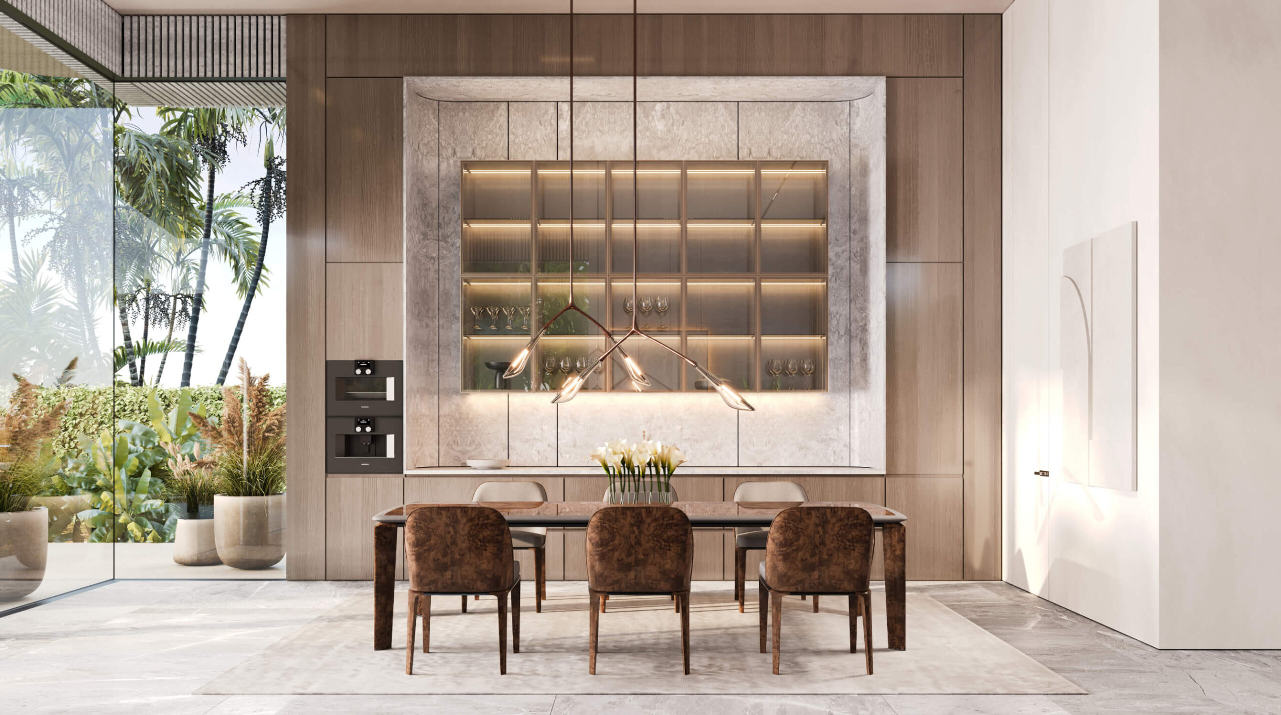 Villa in Traditional Design | Dining area