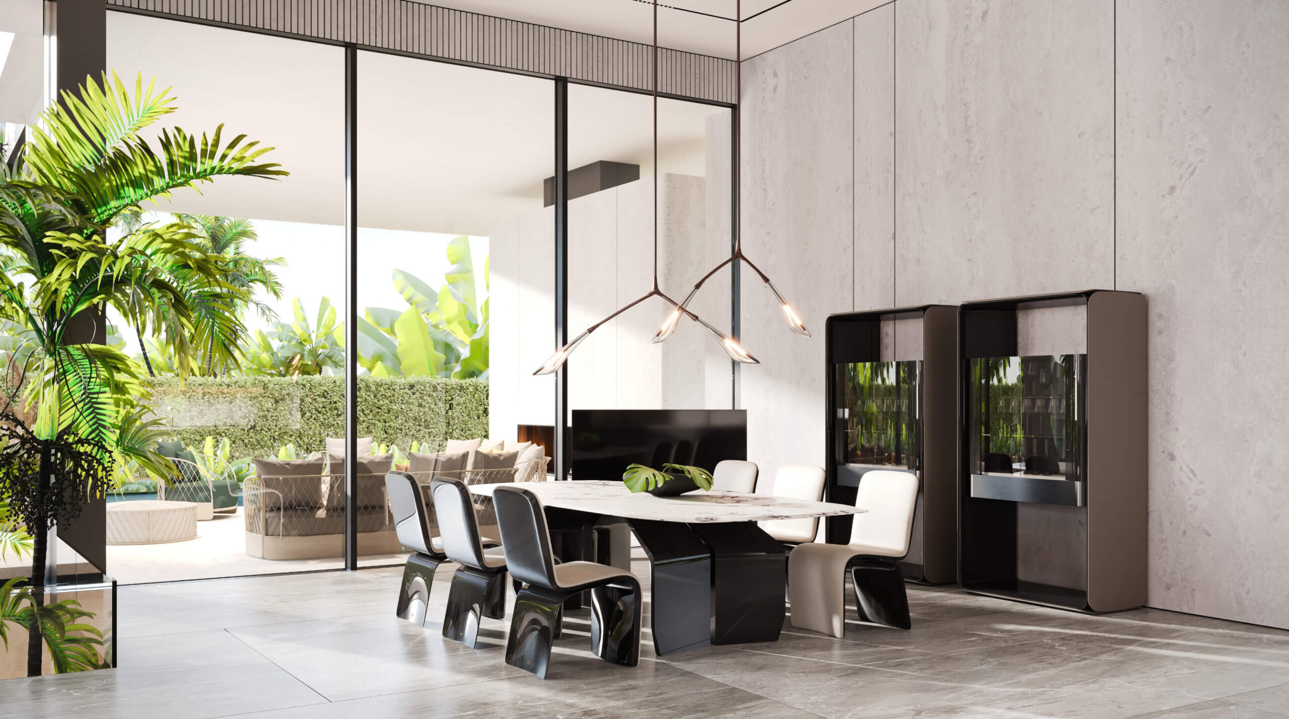 Mansion in Contemporary Design | Dining room